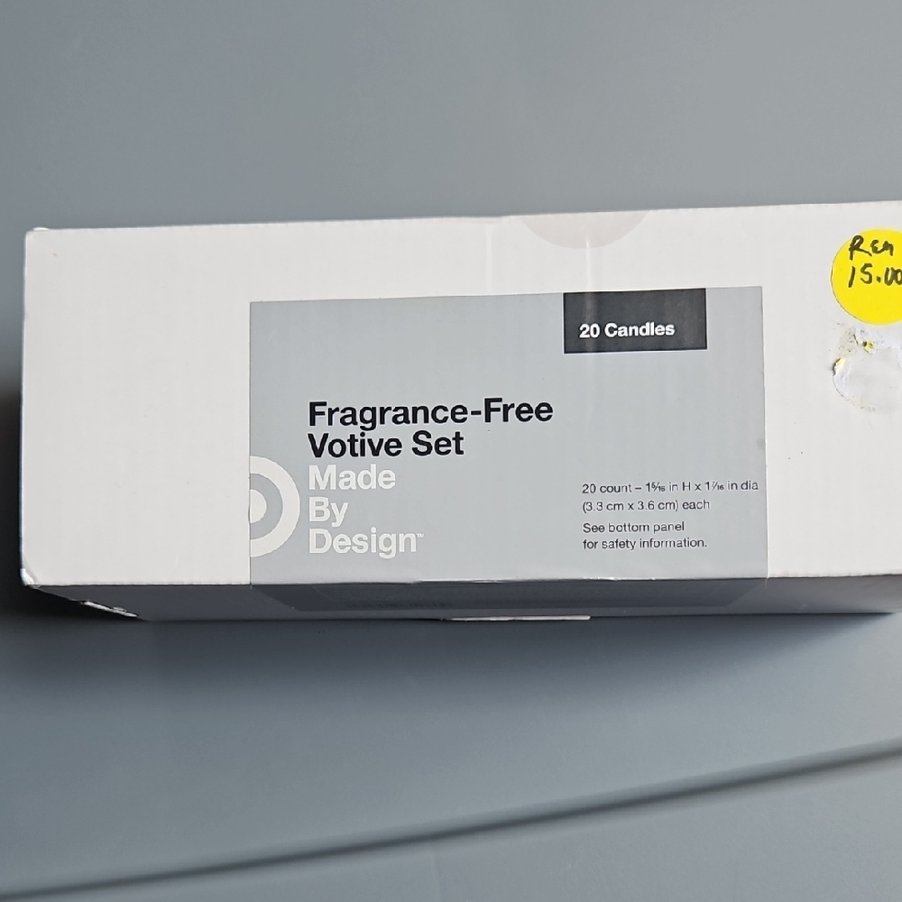 Made By Design White Votive Candle Set